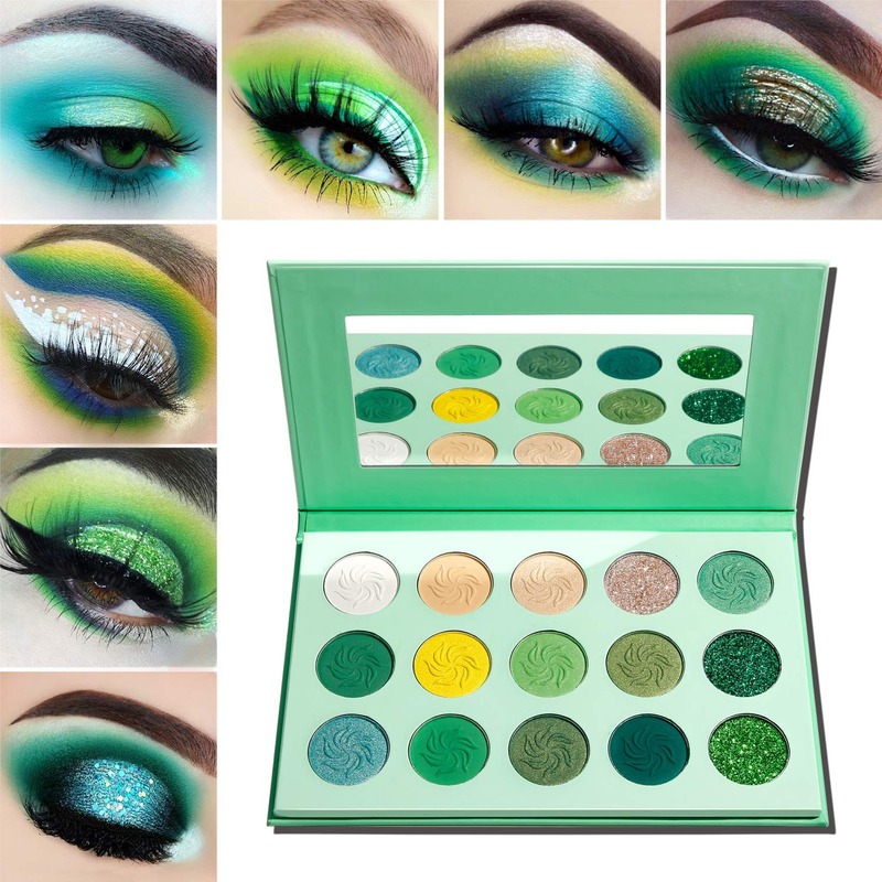 Green eyeshadow