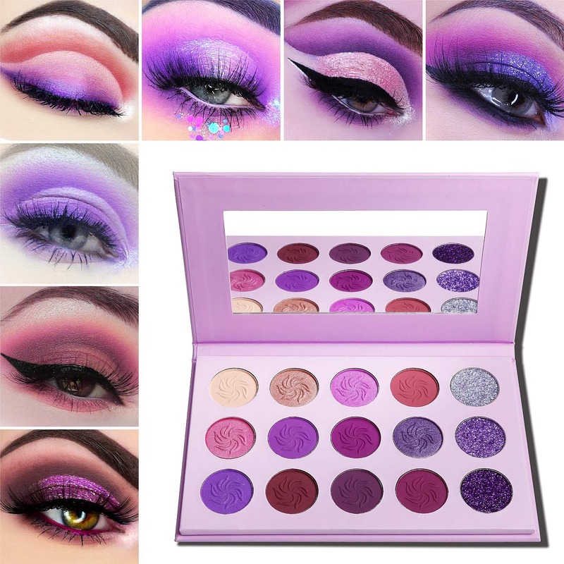 Purple eyeshadow