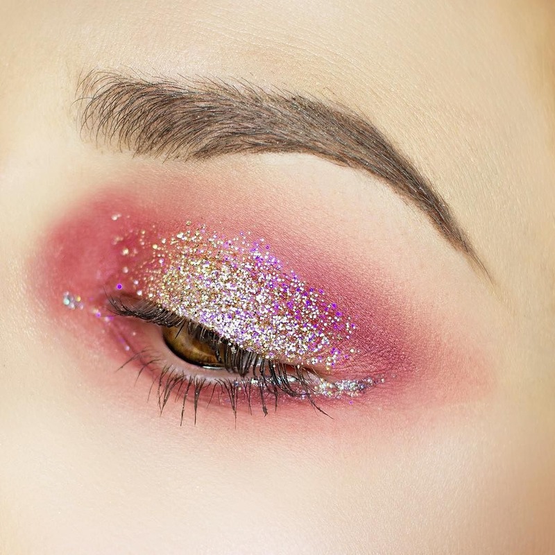 Glitter eyeshadow