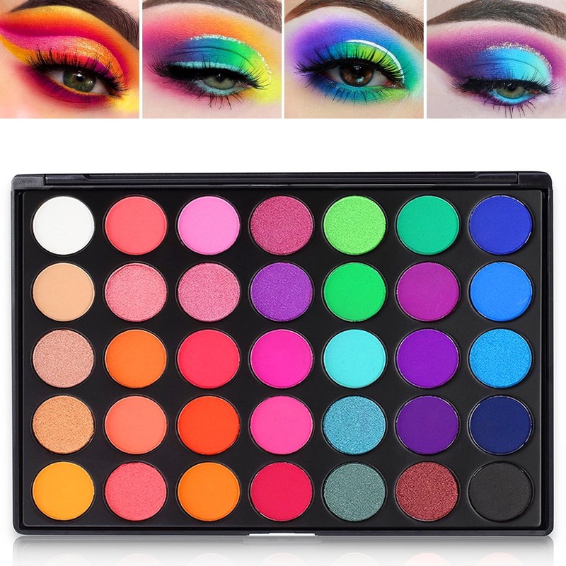 Rainbow eyeshadow