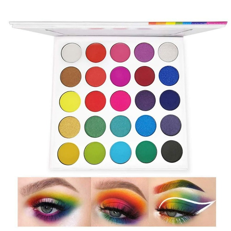 Rainbow eyeshadow