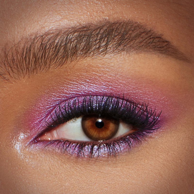 Purple eyeshadow