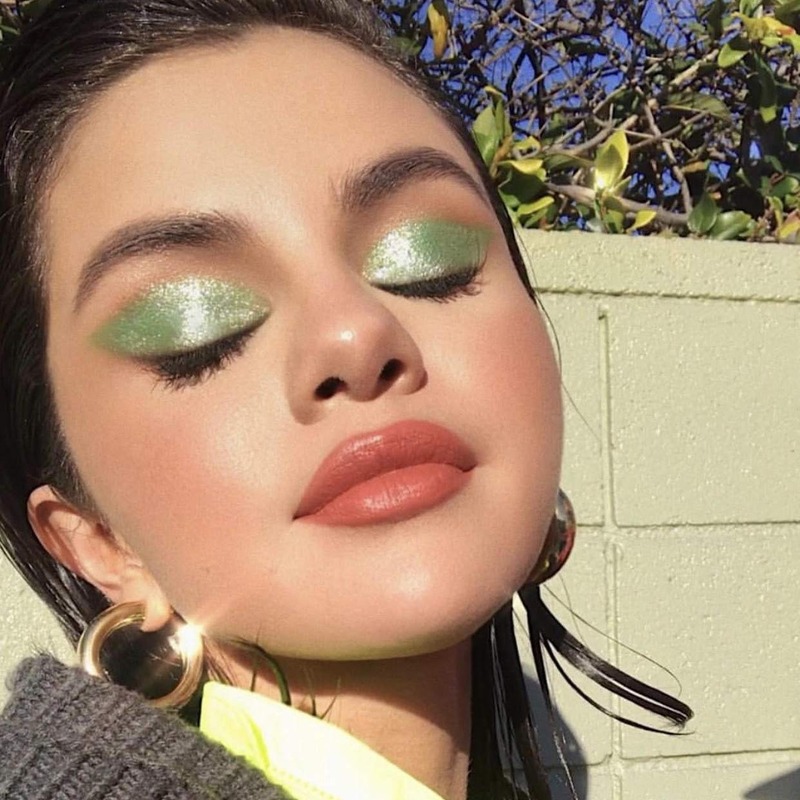 Green eyeshadow