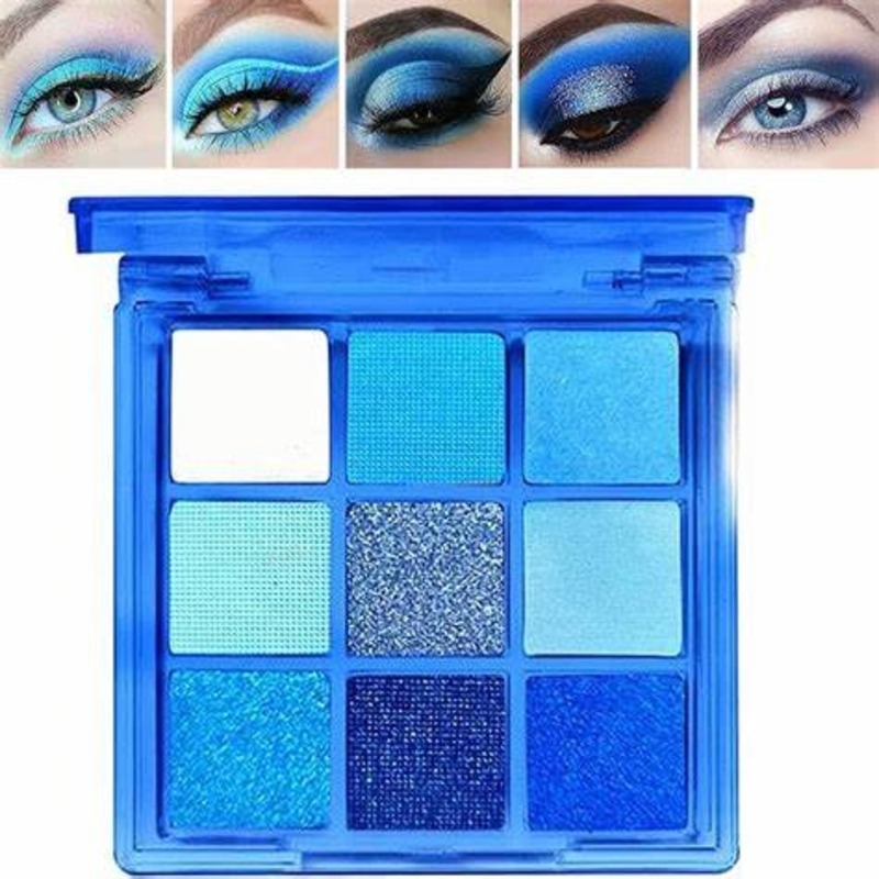 Blue eyeshadow palette